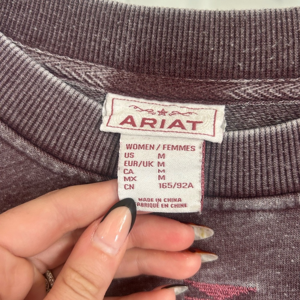 Ariat Brown And Red Patterned Jacket - image 3